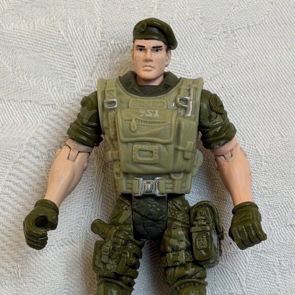 Vintage Chap Mei Soldier Green Beret Action Figure Toy Mini - Picture 2 of 6